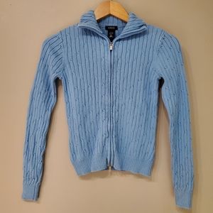 Izod Zip-Up Sweater - Size XS